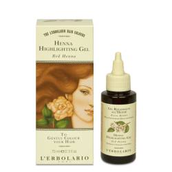 L'Erbolario Gel colorare pentru par Henna Red, 70ml