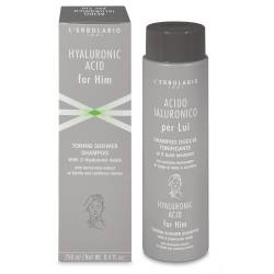 L'Erbolario Sampon tonifiant cu acid hialuronic pentru barbati, 250ml