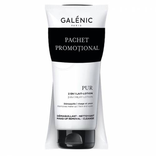 Galenic Pur Lapte demachiant 2 in 1 200 ml PACHET 1+1