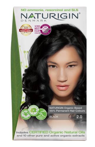 Vopsea de par Black 2.0, 115ml, Naturigin