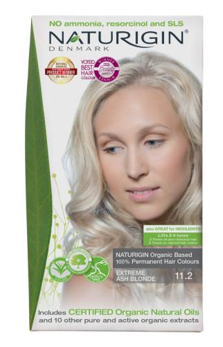 Vopsea de par Extreme Ash Blonde 11.2, 115ml, Naturigin