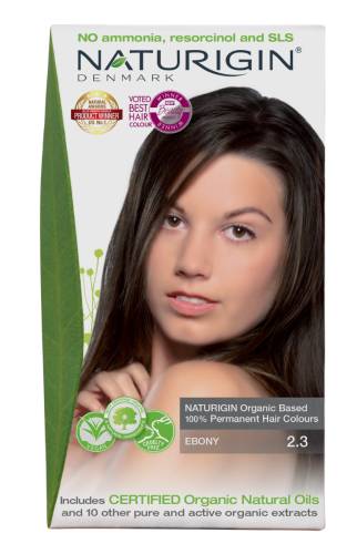 Vopsea de par Ebony 2.3, 115ml, Naturigin