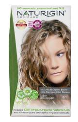 Vopsea de par Light Ash Blonde 8.1, 115ml, Naturigin