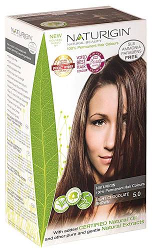 Vopsea de par Light Chocolate Brown 5.0, 115ml, Naturigin