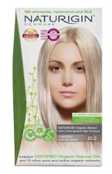 Vopsea de par Lightest Blonde Ash 10.2, 115ml, Naturigin