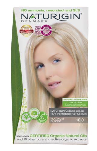 Vopsea de par Platinum Blonde 10.0, 115ml, Naturigin