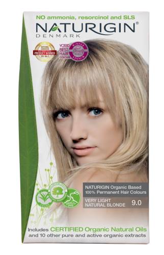 Vopsea de par Very Light Blonde 9.0, 115ml, Naturigin