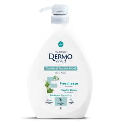 Dispenser Sapun lichid crema cu mosc alb, 1000ml, Dermomed