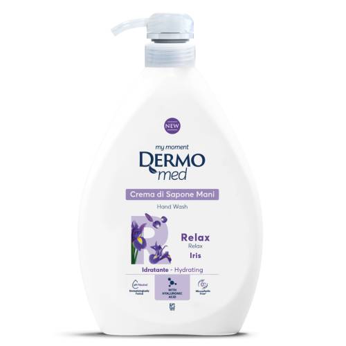 Dispenser Sapun lichid crema cu Iris, 1000ml, Dermomed
