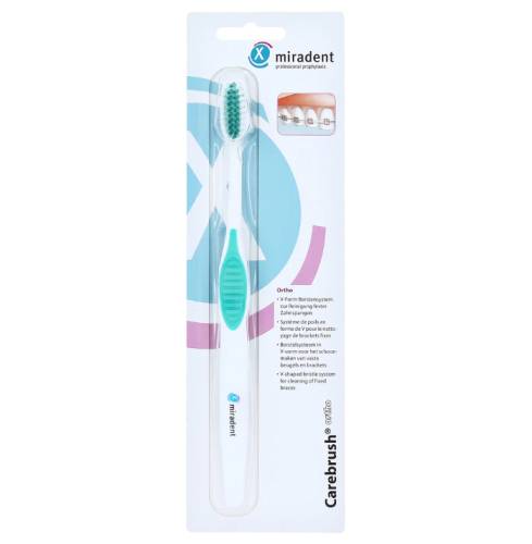 Periuta pentru dinti cu aparate dentare fixe Carebrush Ortho, 1 bucata, Miradent