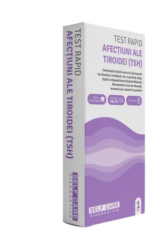 Test rapid pentru afectiuni alei tiroidei (TSH), 1 bucata, Self Care