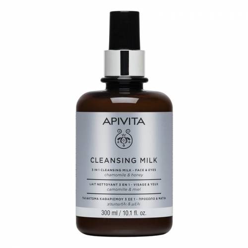 Apivita lapte demachiant 3 in 1 300 ml