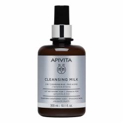 Apivita lapte demachiant 3 in 1 300 ml