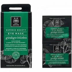 Apivita Express masca ochi obositi cu ginkgo biloba 2 buc x 2 ml