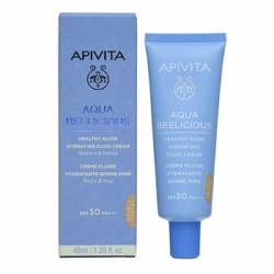 Apivita Aqua Beelicious crema hidratanta coloranta SPF 30 40 ml