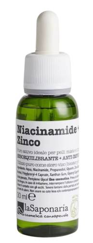 Serum activ pur cu niacinamide si zinc, 30ml, La Saponaria