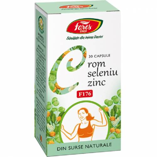 Fares Crom Seleniu Zinc F176 30 capsule