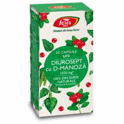 Fares Diurosept cu D-manoză U72 30 capsule gastrorezistente