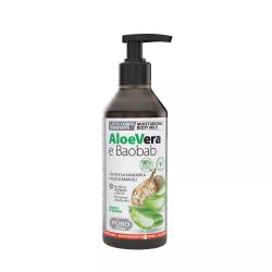 Lapte hidratant de corp cu aloe si ulei de baobab, 250ml, Puro by Forhans