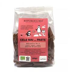 Paste Reteta 4 linte, naut, orez si seminte de dovleac eco fara gluten, 250g, Republica Bio