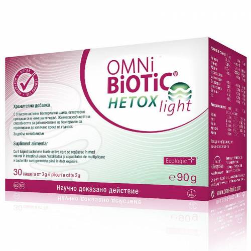 OmniBiotic Hetox Light 30 Plicuri 3 g Institut Allergosan