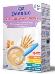 Cereale Grau & Miere cu lapte 6m+, 250g, Danalac