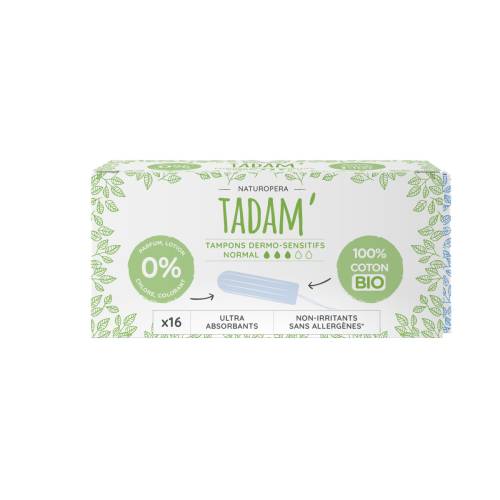 Tampoane BIO hipoalergenice Normal, 16 bucati, Tadam