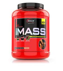 Pudra proteica cu aroma de ciocolata iMass, 2500g, Genius Nutrition