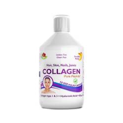 Colagen Lichid Hidrolizat Tip 1 si 3 10000mg, 500ml, Swedish Nutra