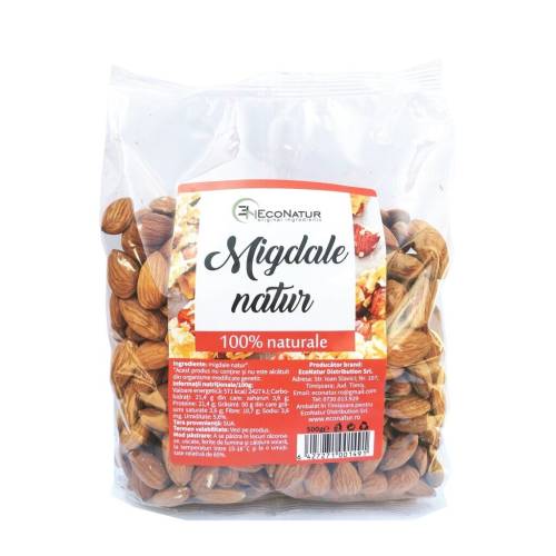 Migdale natur, 500g, EcoNatur