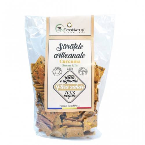 Saratele artizanale curcuma, 150g, EcoNatur
