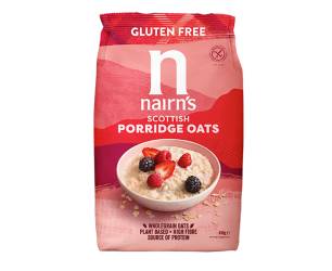 Porridge fulgi de ovaz integral fara gluten, 450g, Nairn's