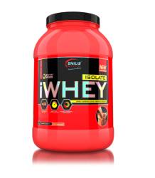 Pudra proteica cu aroma de ciocolata iWhey Isolate, 900g, Genius Nutrititon