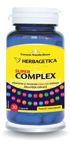 Super Complex, 30 capsule, Herbagetica