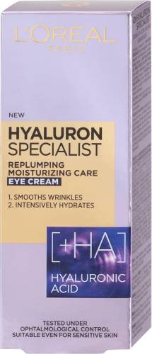 Crema de ochi antirid cu acid hialuronic Hyaluron Specialist, 15ml, L'Oreal Paris