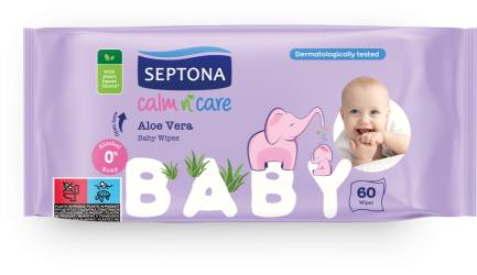Servetele cu aloe vera, 60 bucati, Septona