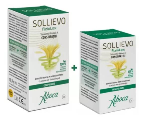 Pachet Sollievo Fiziolax DM, 45 tablete + 27 tablete Cadou, Aboca