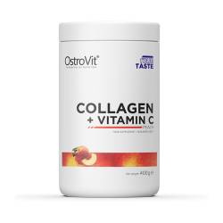 Colagen + Vitamina C cu aroma de piersici, 400g, OstroVit