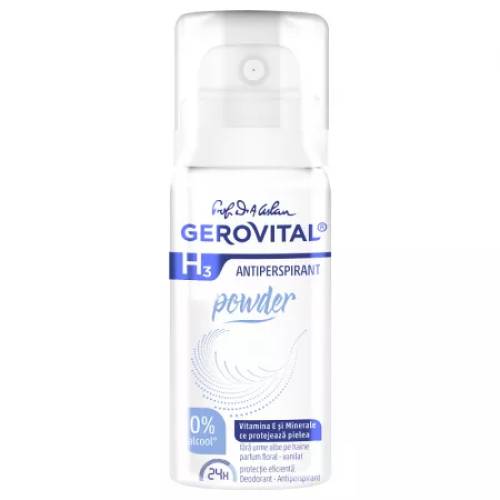 Deodorant-antiperspirant H3 Powder, 40ml, Gerovital
