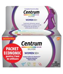 Centrum Silver 50+ pentru femei, 60 comprimate, Haleon