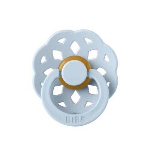 Suzeta din latex cu tentina rotunda pentru +6 luni Boheme Baby Blue, 1 bucata, Bibs