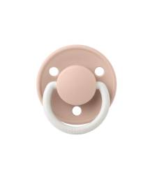 Suzeta fosforescenta din latex cu tetina rotunda 0 luni + Blush De Lux Glow, 1 bucata, Bibs
