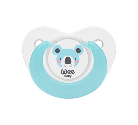 Set suzete din silicon cu forma ortodontica nr.1, 2 bucati, Wee Baby