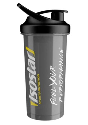 Recipient de mixare Shaker negru, 700ml, Isostar