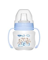 Pahar care nu curge cu maner, 125ml, Wee Baby