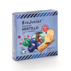Batoane bio vegan cu crema de afine 10 luni+, 132g, Germinal
