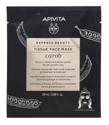Apivita Masca servetel Carob Detox, 20ml