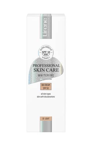Crema BB uniformizare nuanta ten SPF50 Nuanta 01 Light Whitening, 30ml, Lirene