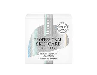 Crema de zi iluminatoare cu SPF50 Whitening, 50ml, Lirene