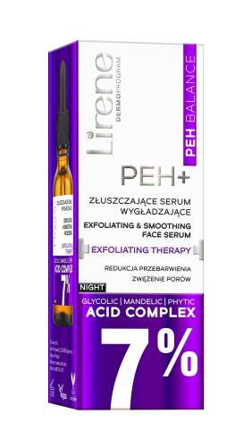 Ser de fata exfoliant si netezitor - terapia exfolianta PEH, 30ml, Lirene